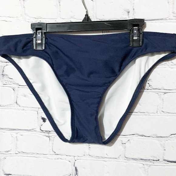 NWT Tommy Hilfiger Hipster Navy Bikini Swim Bottom - Picture 2 of 6